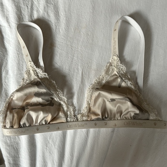 Off-White silk sleep set - Picture 4 of 7